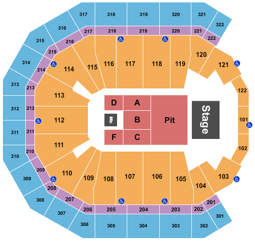 Pinnacle Bank Arena Chris Stapleton Seating Chart